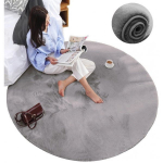 Strado Round Rabbit 120x120 Silver