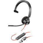 HP Poly BW 3310 Mono Microsoft Teams USB-C +USB-C/ A Adapter