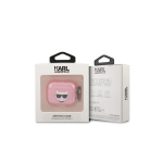 Karl Lagerfeld "KLA3UCHGP Glitter Choupette Head Case AirPods 3" Pink