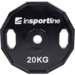 Insportline Rubber Coated Weight Plate Ruberton 20kg 30 mm