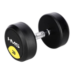 HMS HMS HG PRO rubberized dumbbell 1 x 20 kg.
