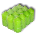 PROVENCE Candles Green &Oslash;4x8.5cm 12pcs