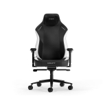 DXRacer CRAFT L Black & White EPU Leather