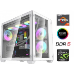 MDATA GAMING Ryzen 7 7700X 32GB 2TB SSD NVME 1TB HDD RTX 4060 Ti Windows 11 A7