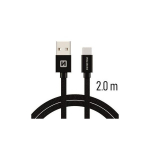 Swissten "Textile Quick Charge 3.1 USB-C" Black
