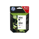 HP No. 304 Multipack Black/ Tri-color 3JB05AE