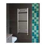 TERMOLUX 500x1172 mm, white, curved
