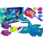 LEAN Toys Swimming Game Shark Fish Hunter + Net