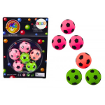 LEAN Toys Set of 6 Rubber Football Balls