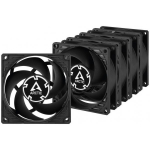 Arctic P8 PWM PST Value Pack 80mm 5pcs Black