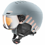 Uvex Rocket Jr. Visor 51-55 Rhino/ Blush Matt