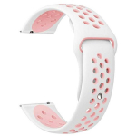 Beline Sport Silicone Strap 20mm White/ Pink