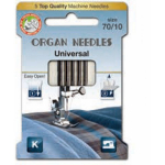 Organ Needles universal N-70 ECO- 5pcs