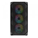 Sharkoon MK3 RGB tower case black, tempered glass