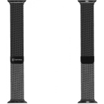 Tactical 38/ 40/ 41mm Black 333 Loop Magnetic Stainless Steel Band