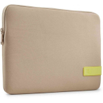 Case Logic Reflect Laptop Sleeve 15.6" Plaza Taupe / Sun-Lime