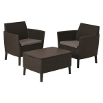 Keter Garden furniture Salemo Balcony Set brown