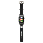 Karl Lagerfeld 38/ 40/ 41mm Black Choupette Head Watch Strap