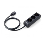 EQUIP Equip power strip 3 sockets for UPS system IEC connector