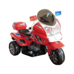 Lean Cars Police Motorcycle CH815 Red