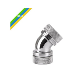 Thermaltake Thermaltake Pacific G1/ 4 PETG Tube 45-Degree Dual Compression, Adapter