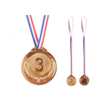 LEAN Toys Bronze Medal First Place Prize Trophy Zinc 6.5cm