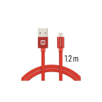 Swissten "Textile Lighthing (MD818ZM/ A) 1.2M" Red