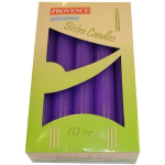 PROVENCE Table Candle Violet &Oslash;2x17cm 10pcs
