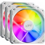 XPG Vento R 120 ARGB PWM 120 mm 3-Pack Case Fan VENTOR120ARGBPWM3C-WHCWW