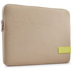 Case Logic Reflect Laptop Sleeve 14" Plaza Taupe / Sun-Lime