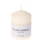 Home Styling Collection Pillar Candle Cream 9x7x7cm