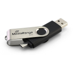 MediaRange 16GB MR931-2 USB-A / Micro-USB 2.0