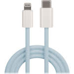 maXlife MXUC-06 USB-C to Lightning 1,0 m 20W Blue Nylon
