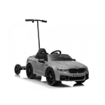 Lean Cars Battery-operated car BMW M5 with platform for parent,silver