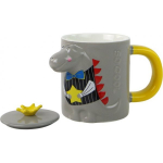 LEAN Toys Gray Dinosaur Infuser Mug 400 ml