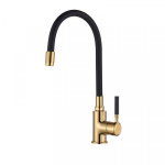 INVENA KITCHEN MIXER GLAMOUR FLEXBLACK/ GOLD