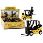 LEAN Toys Forklift Friction Drive Metal Yellow