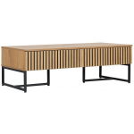 Evelekt Hampton 120x60xH40cm Melamine with oak decor