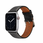 Riff Apple iWatch series 38 / 40 / 41 mm Black Leather strap