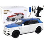 LEAN Toys Car R/ C 1:20 White and Blue Remote Controlled
