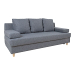 Evelekt Sofa bed VELLA with storage box, grey