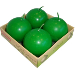 PROVENCE Candles Ball Green &Oslash;5.5x5.5cm