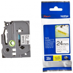 Brother TZe-251 Black on White