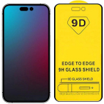 HQ "9D Curved Full Glue Screen Protector Apple iPhone 14 Pro" Black