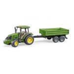 Bruder John Deere 5115 M with tipping trailer