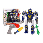 LEAN Toys Screwing Robot Weapon Drill Screwdriver Light Sound Navy Blue