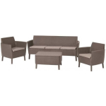Keter Salemo 3 Seater Set Beige