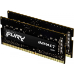 Kingston Fury Impact Black 2x8GB DDR4 3200MHZ SODIMM KF432S20IBK2/ 16