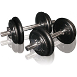 Toorx Cast Iron Weight Dumbbells Set with Case 1.5-20 kg