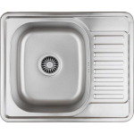 Steiner Steiner sink KEVIN 116 Steinsteel linen with siphon 1-bowl z/ o